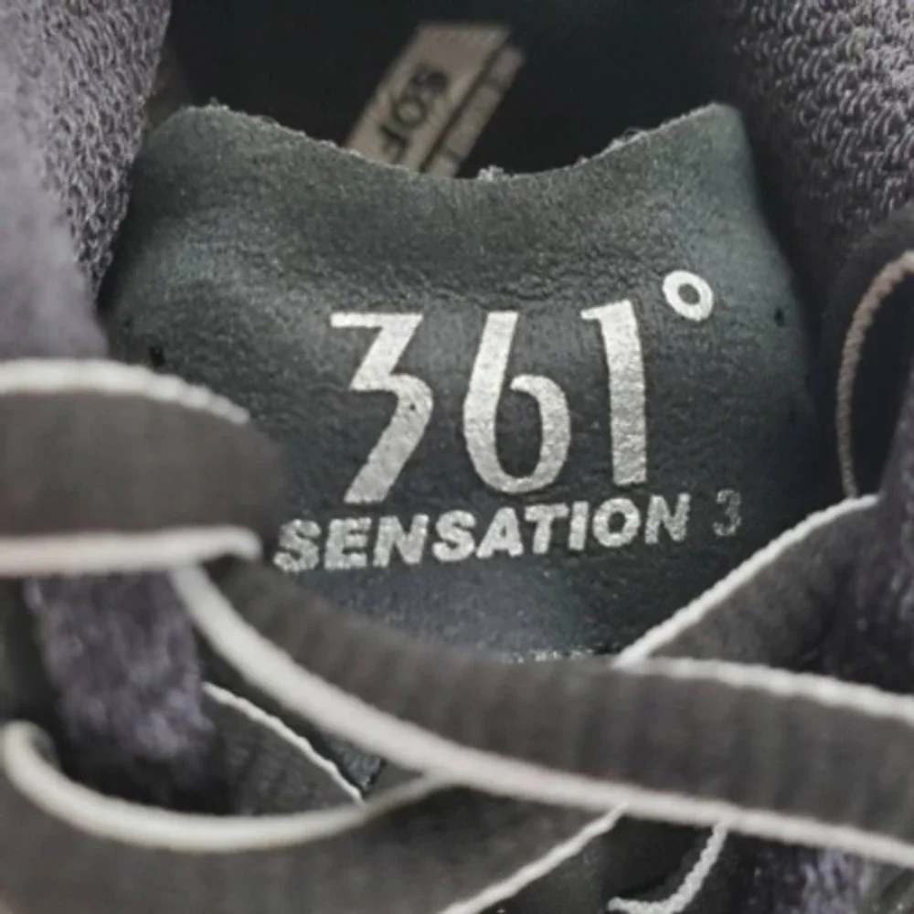 361 Degrees Shoes Womens Sensation 3 Running Black Y852-0903 Lace Up Mesh 5 New
